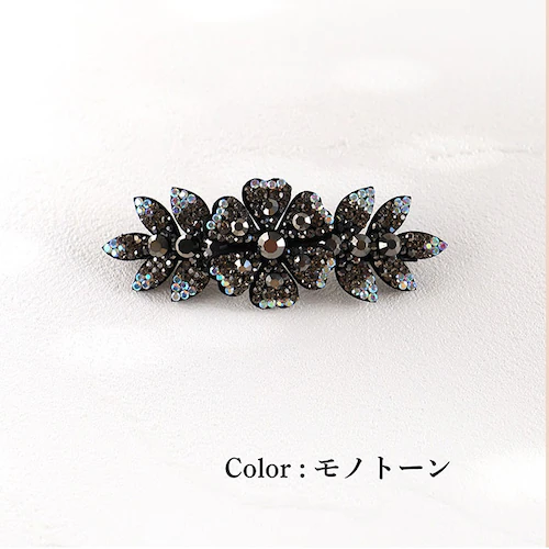 Rora バレッタ キッズ 通販 ローラ ルミエ 髪飾り 髪どめ 髪留め 大きめ キラキラ ラインストーン 女の子 子供 子ども こども フォーマル 卒園式 入学式 結婚式 発表会 七五三 パーティ _10