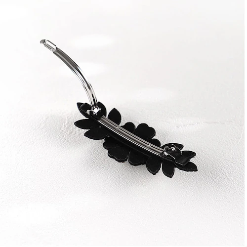 Rora バレッタ キッズ 通販 ローラ ルミエ 髪飾り 髪どめ 髪留め 大きめ キラキラ ラインストーン 女の子 子供 子ども こども フォーマル 卒園式 入学式 結婚式 発表会 七五三 パーティ _12