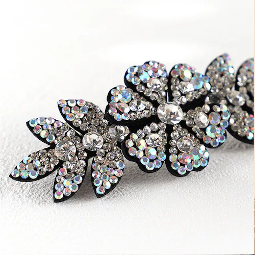 Rora バレッタ キッズ 通販 ローラ ルミエ 髪飾り 髪どめ 髪留め 大きめ キラキラ ラインストーン 女の子 子供 子ども こども フォーマル 卒園式 入学式 結婚式 発表会 七五三 パーティ _13