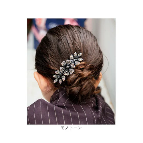 Rora バレッタ キッズ 通販 ローラ ルミエ 髪飾り 髪どめ 髪留め 大きめ キラキラ ラインストーン 女の子 子供 子ども こども フォーマル 卒園式 入学式 結婚式 発表会 七五三 パーティ _16