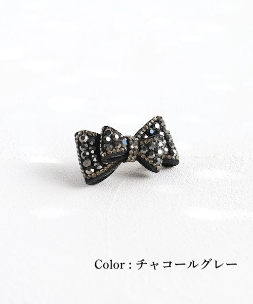 ヘアクリップ リボン 小さめ 通販 Rora ローラ イルミ ヘアークリップ 髪どめ 髪留め ヘアアクセサリー 髪飾り キラキラ ビジュー 女の子 入園式 卒園式 入学式 卒業式 結婚式 発表会 おし_13