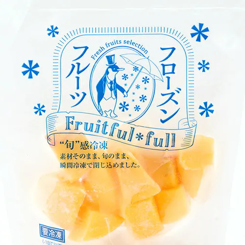 冷凍フルーツ 山形県産 黄桃 6袋入り (もも/1袋 100g/冷凍品) 冷凍果物 ギフト 贈り物 お取り寄せ【代引き不可】_1
