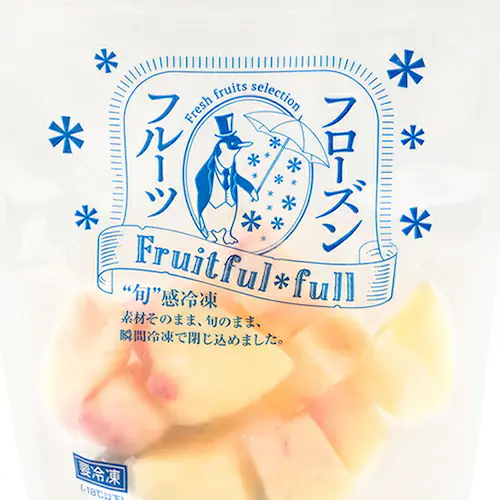 冷凍フルーツ 山形県産 白桃 6袋入り (もも/1袋 100g/冷凍品) 冷凍果物 ギフト 贈り物 お取り寄せ【代引き不可】_1