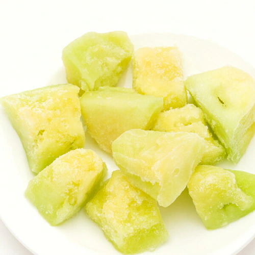 冷凍フルーツ 山形県産 庄内メロン 6袋入り (青肉メロン/1袋 100g/冷凍品) ギフト 贈り物 お取り寄せ【代引き不可】_2