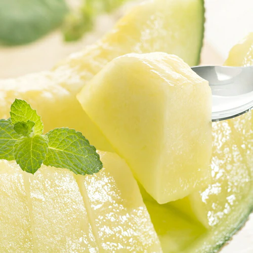 冷凍フルーツ 山形県産 庄内メロン 6袋入り (青肉メロン/1袋 100g/冷凍品) ギフト 贈り物 お取り寄せ【代引き不可】_5