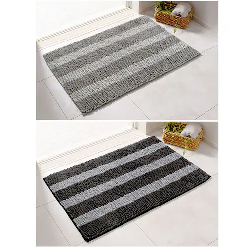 バスマット 75cm 通販 足ふきマット 足拭きマット お風呂 吸水マット お風呂マット おふろマット 洗える マット カキウチ 滑り止め付き 洗面所用品 洗濯機 抗菌 防臭 お風呂用品 洗面所 かわ_9