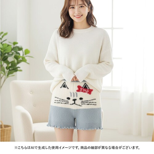 もこもこ 無地 パンツ 通販 オーバーパンツ 防寒 カバーパンツ タップパンツ もこもこパンツ 暖かい あったか ルームウェア レディース 部屋着 厚手 インナー 下着 アンダーウェア ナイトウェア _8