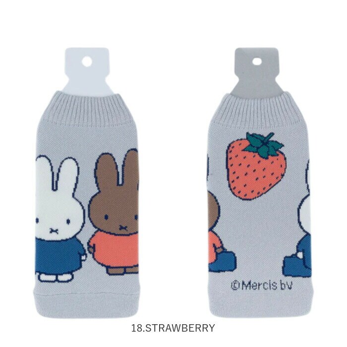 01.FA/WHT ミッフィー ボトルカバー 通販 ペットボトルカバー ニット