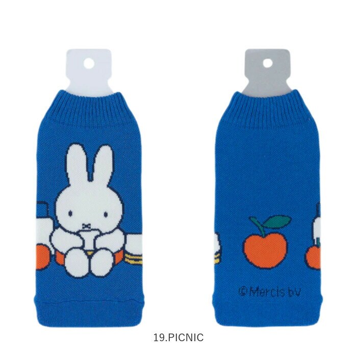 01.FA/WHT ミッフィー ボトルカバー 通販 ペットボトルカバー ニット