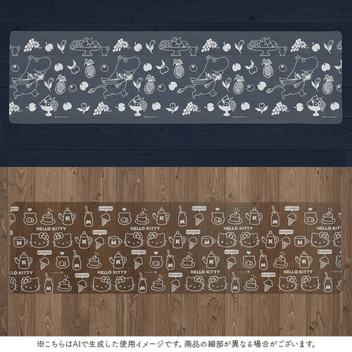 キッチンマット 透明 キャラクター 通販 透明キッチンマット キッチン マット キッチン用マット クリアキッチンマット キッチンラグマット 台所マット クリア 台所 キッチン用品 キッチン用 かわいい_7