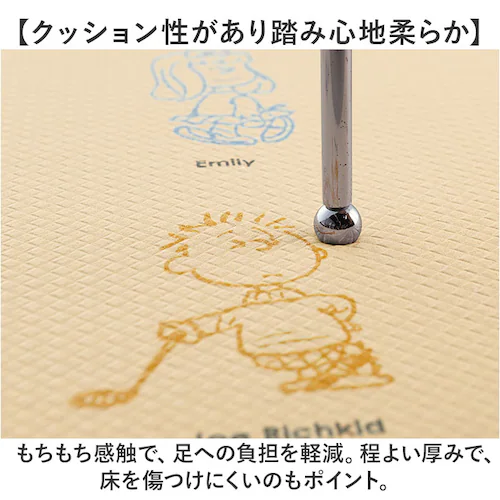 �L�b�`���}�b�g 120cm �ʔ� �}�b�g �����O�}�b�g �r�j�[���� �䏊�}�b�g �@���� �@������ ��45�~120 �L�����N�^�[ ���킢�� ������� �������ȒP ���̕ی� PVC�}�b�g ���� �N�b�V��_2