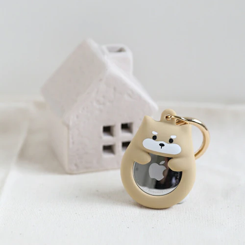 AirTag ケース かわいい 通販 air tag キーホルダー AirTagケース AirTag保護ケース エアタグケース 保護カバー キーリング おしゃれ オシャレ 可愛い カラビナ付き 動物 _1