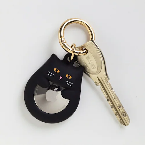 AirTag ケース かわいい 通販 air tag キーホルダー AirTagケース AirTag保護ケース エアタグケース 保護カバー キーリング おしゃれ オシャレ 可愛い カラビナ付き 動物 _2