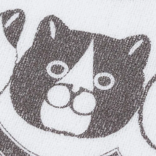 NEKONOBA グッズ 通販 日本製 手ぬぐい ガーゼ ガーゼ手ぬぐい 手拭い てぬぐい かわいい おしゃれ 綿100% 可愛い キャラクター ネコノバ 猫 ねこ ネコ 猫グッズ 日本 和 タオル _15