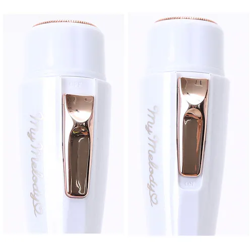 フェイスシェーバー 女性 通販 ポータブルシェーバー シェーバー カミソリ 剃刀 ボディシェーバー マイメロ クロミ キャラクター グッズ 美容 顔 眉毛 肌 乾電池式 小型 女性用 小さい 持ち運び_6