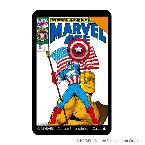 MARVEL �}�[�x�� �O�b�Y �ʔ� �L���v�e���A�����J �X�e�b�J�[ �܂�����S�ݓX�X�e�b�J�[ 4947864050702 �L���v�e���E�A�����J01 �X�}�z �V�[�� �X�e�b�J�[�V�[�� ������� �I�V��_1