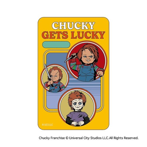 �`���b�L�[ �O�b�Y �ʔ� CHUCKY �X�e�b�J�[ �܂�����S�ݓX�X�e�b�J�[ 4947864075330 �`���b�L�[02 �X�}�z�X�e�b�J�[ �V�[�� �X�e�b�J�[�V�[�� �f��O�b�Y ���킢�� ������� �I_1