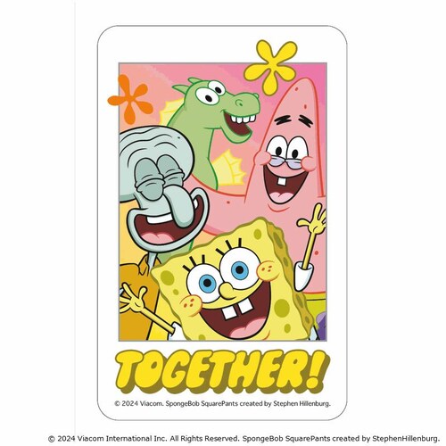 �X�|���W�{�u �O�b�Y �ʔ� �X�|���W�E�{�u �X�e�b�J�[ �܂�����S�ݓX�X�e�b�J�[ 4947864063528 �X�|���W�E�{�u01 SpongeBob �X�}�z�X�e�b�J�[ �V�[�� �X�e�b�J�[�V�[�� ���킢_1