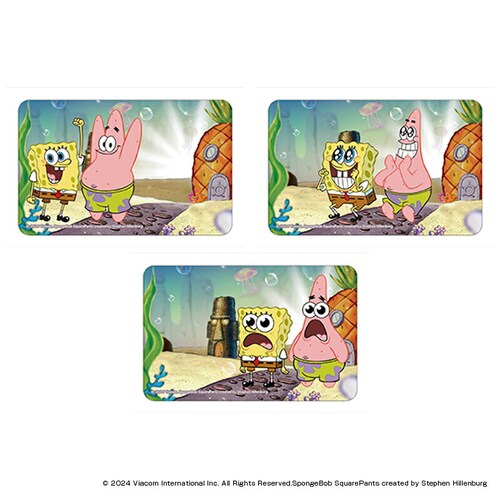 �X�|���W�{�u �O�b�Y �ʔ� �X�|���W�E�{�u �X�e�b�J�[ �܂�����S�ݓX�X�e�b�J�[ 4947864063542 �X�|���W�E�{�u03 SpongeBob �X�}�z�X�e�b�J�[ �V�[�� �X�e�b�J�[�V�[�� ���킢_2