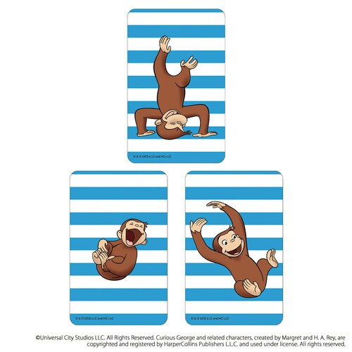 ������̃W���[�W �O�b�Y �ʔ� Curious George �X�e�b�J�[ �܂�����S�ݓX�X�e�b�J�[ 4947864052768 ������̃W���[�W04 �V�[�� �X�e�b�J�[�V�[�� �X�}�z�� �G�{�L�����N�^_2