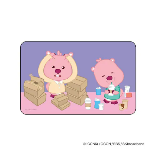 �W�����}�����s�[ �O�b�Y �ʔ� �����܂��ҁ[ ZANMANG LOOPY �X�e�b�J�[ �V�[�� �X�e�b�J�[�V�[�� �܂�����S�ݓX�X�e�b�J�[ 4947864092016 ���킢�� ������� ���� ��_2