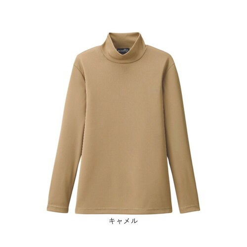 チャコール Lサイズ ハイネック レディース 通販 タートルネック プルオーバー カットソー 長袖 tシャツ トップス インナー ディーライズ 着やせ あったか 秋冬 薄手 春 秋 冬 防寒 暖かい _16