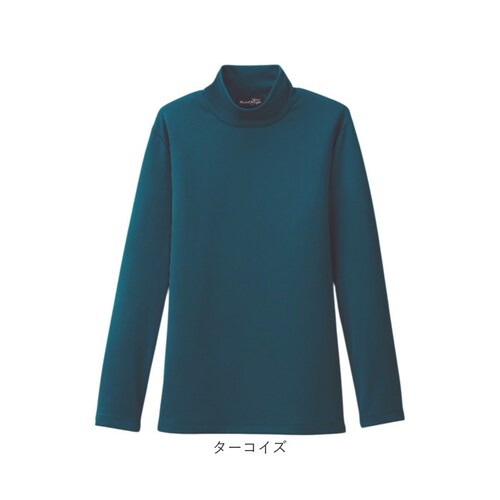 チャコール Lサイズ ハイネック レディース 通販 タートルネック プルオーバー カットソー 長袖 tシャツ トップス インナー ディーライズ 着やせ あったか 秋冬 薄手 春 秋 冬 防寒 暖かい _17
