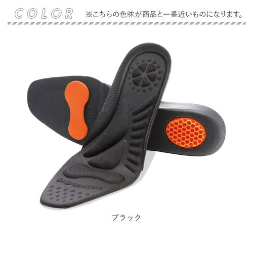 ブラック 【即日発送】S(22.5-23cm) 股関節 インソール 通販 股関節ムーブサポートインソール 中敷きインソール 中敷き 中敷 ハニカムゲル ウォーキング 靴脱げ防止 歩きやすい 疲れない _9