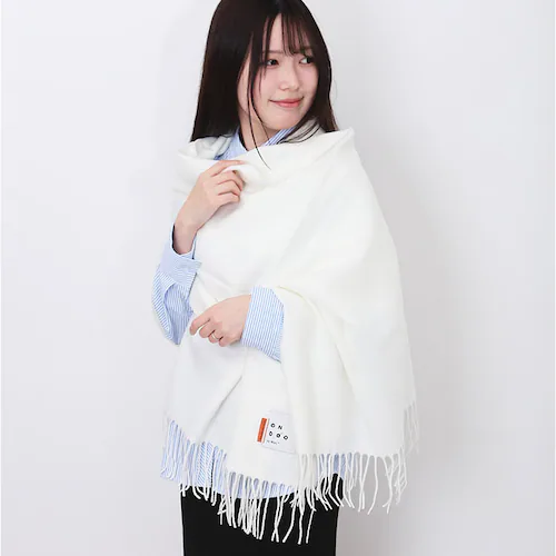 ワールドパーティー マフラー Wpc. NA002 通販 ストール レディース メンズ かわいい 冬 秋冬 大判 シンプル 無地 おしゃれ 大人 ONDOO オンド ベーシックルーズマフラー 女性 男_2