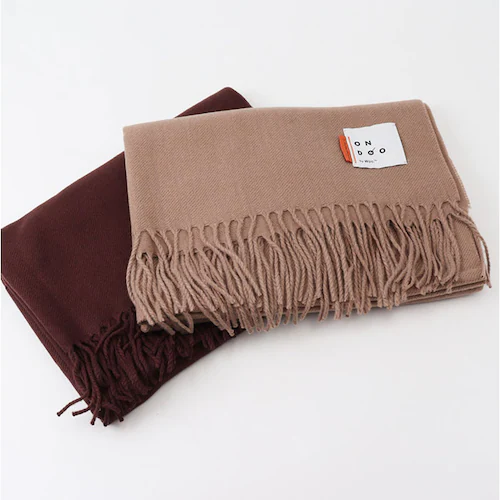 ワールドパーティー マフラー Wpc. NA002 通販 ストール レディース メンズ かわいい 冬 秋冬 大判 シンプル 無地 おしゃれ 大人 ONDOO オンド ベーシックルーズマフラー 女性 男_9