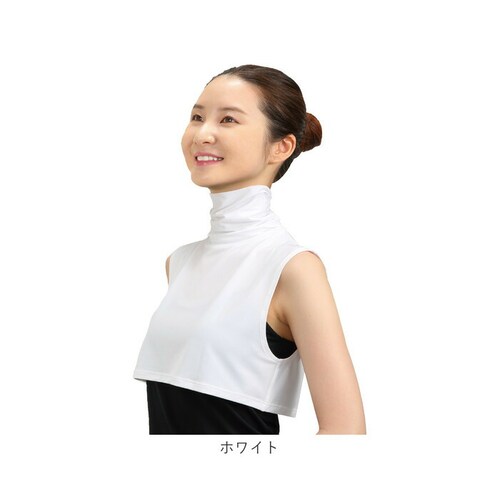 ブラック UV ネックカバー 通販 フィットスタイル Fit Style ネック カバー UVカット 接触冷感 レディース UV-389 付け襟タイプ UPF50+ つけ襟 付け襟 ハイネック デコル_12