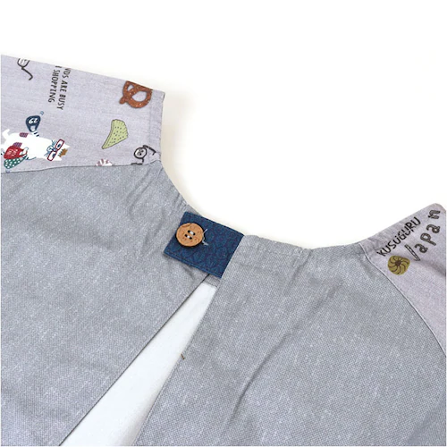 割烹着 保育士 通販 かっぽう着 リブ 割烹着おしゃれ スモック チュニック エプロン クスグルジャパン ホームウェア ミセス ファッション トップス 敬老の日 ギフト 贈り物 動物 アニマル おしゃ_7