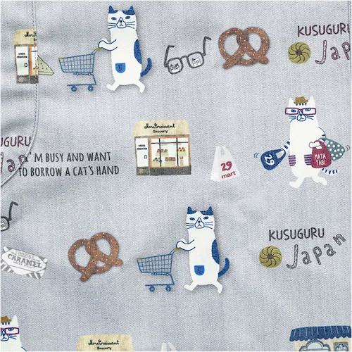 割烹着 保育士 通販 かっぽう着 リブ 割烹着おしゃれ スモック チュニック エプロン クスグルジャパン ホームウェア ミセス ファッション トップス 敬老の日 ギフト 贈り物 動物 アニマル おしゃ_9