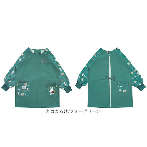 割烹着 保育士 通販 かっぽう着 リブ 割烹着おしゃれ スモック チュニック エプロン クスグルジャパン ホームウェア ミセス ファッション トップス 敬老の日 ギフト 贈り物 動物 アニマル おしゃ_12