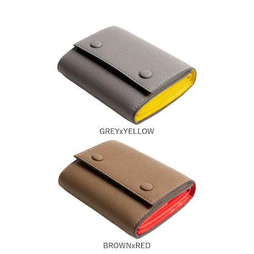 財布 レディース コンパクト 通販 三つ折り財布 ブランド MALTA ミニ財布 革 牛革 小銭入れ おしゃれ シンプル 大人 かわいい 女子高生 無地 ツートン バイカラー ボックス型 ギフト プレ_9