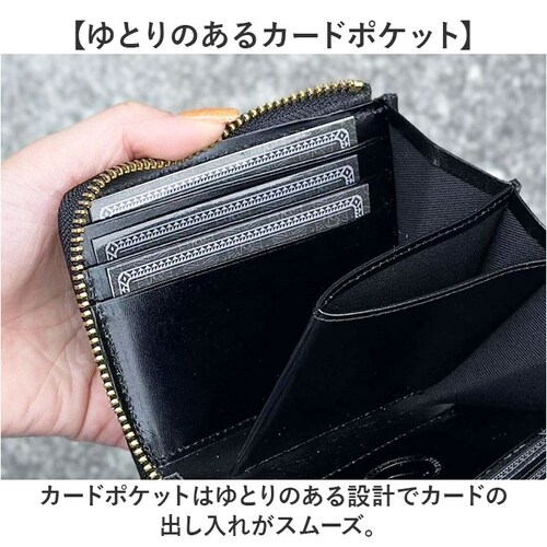 KC,s 財布 ケイシイズ KRB005 通販 日本製 コンパクトウォレット ミニ財布 ミニウォレット kc,s ケーシーズ ブランド 本革 レザー 牛革 L字ファスナー おしゃれ カードポケット コ_6