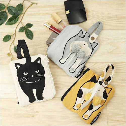 ティッシュポーチ AND PACKABLE 通販 ティッシュ入れ ポーチ ミニポーチ 猫 ねこ ネコ 小物入れ かわいい コスメポーチ ポケットティッシュポーチ メイクポーチ おしゃれ 化粧ポーチ コ_8