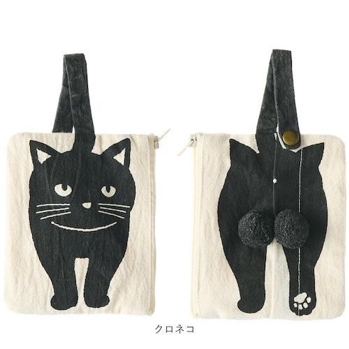 ティッシュポーチ AND PACKABLE 通販 ティッシュ入れ ポーチ ミニポーチ 猫 ねこ ネコ 小物入れ かわいい コスメポーチ ポケットティッシュポーチ メイクポーチ おしゃれ 化粧ポーチ コ_12
