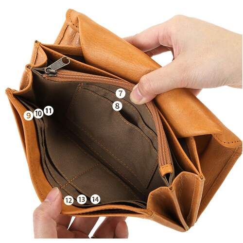 fes フェス カウレザー 長財布 通販 レディース ブランド 本革 大容量 ギャルソンタイプ 使いやすい 牛革 小銭入れあり ナチュラルレザー ギャルソン長財布 おしゃれ シンプル 上品 きれいめ _3