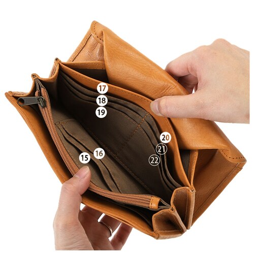 fes フェス カウレザー 長財布 通販 レディース ブランド 本革 大容量 ギャルソンタイプ 使いやすい 牛革 小銭入れあり ナチュラルレザー ギャルソン長財布 おしゃれ シンプル 上品 きれいめ _4