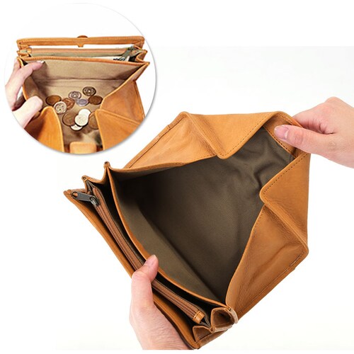 fes フェス カウレザー 長財布 通販 レディース ブランド 本革 大容量 ギャルソンタイプ 使いやすい 牛革 小銭入れあり ナチュラルレザー ギャルソン長財布 おしゃれ シンプル 上品 きれいめ _6