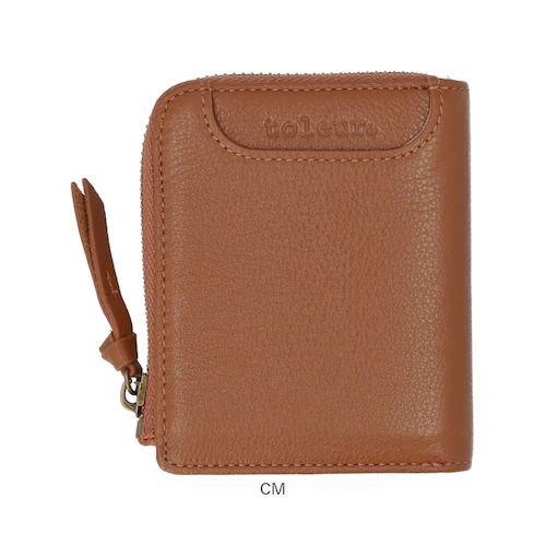 toleur 財布 トーラ 12029 通販 二つ折り財布 2つ折り財布 折財布 ミニ財布 レディース 本革 レザー牛革 L字ファスナー 小銭入れあり ボックス型小銭入れ 大容量 旅行 女性 大人 女_12