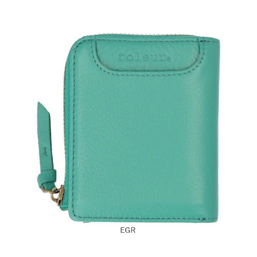 toleur 財布 トーラ 12029 通販 二つ折り財布 2つ折り財布 折財布 ミニ財布 レディース 本革 レザー牛革 L字ファスナー 小銭入れあり ボックス型小銭入れ 大容量 旅行 女性 大人 女_14