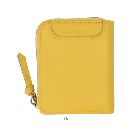 toleur 財布 トーラ 12029 通販 二つ折り財布 2つ折り財布 折財布 ミニ財布 レディース 本革 レザー牛革 L字ファスナー 小銭入れあり ボックス型小銭入れ 大容量 旅行 女性 大人 女_15