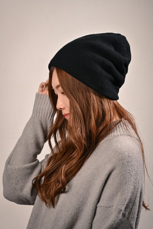 ニット帽 レディース 秋冬 通販 帽子 冬 秋 ニットキャップ ワッチキャップ ワッチ帽子 ニット キャップ ビーニー ワッチ ニット帽子 無地 深め きれいめ シンプル おしゃれ 女性 女の子 55_3