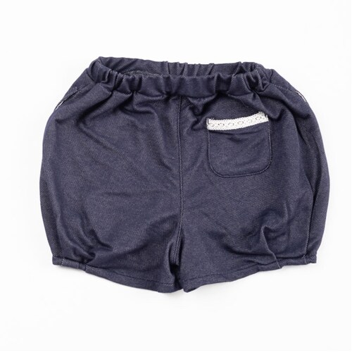 デニム ショートパンツ 女の子 キッズ 通販 短パン ハーフパンツ バルーンパンツ リボン レース りぼん 後ろポケット デニムニット かわいい おしゃれ 可愛い ガールズ 子供服 子ども服 ベビー服_5