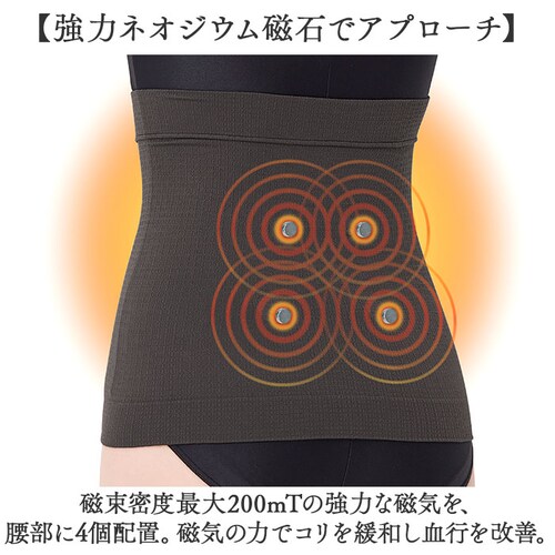 腹巻き 磁気 通販 日本製 マグネリラックス 血行 腹巻 セルヴァン 04937 管理医療機器 腰 はらまき ハラマキ 冷え対策 サポーター 冷え症 対策 冷え性 グッズ 永久磁石 冷え 疲れ 磁石 _2