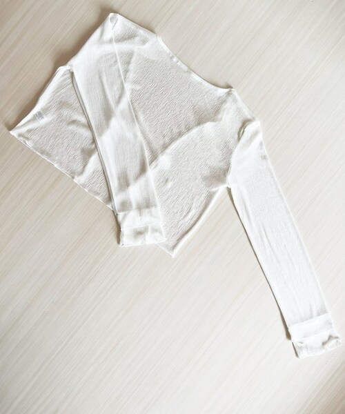 カーディガン レディース ショート丈 通販 シアーカーディガン ボレロ ショートカーディガン カーデガン 羽織もの はおりもの 薄手 長袖 フレアスリーブ トップス 大人 かわいい おしゃれ 女性 t_6