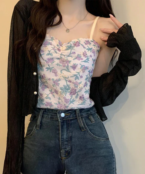 カーディガン レディース ショート丈 通販 シアーカーディガン ボレロ ショートカーディガン カーデガン 羽織もの はおりもの 薄手 長袖 フレアスリーブ トップス 大人 かわいい おしゃれ 女性 t_7