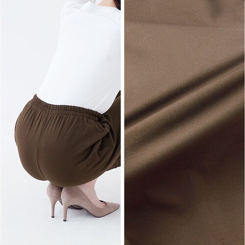 ワイドパンツ レディース 通販 ロングパンツ ワイド パンツ ズボン ボトムス あったか 暖かい 裏起毛 裏シャギー ゆったり 無地 秋冬 秋 冬 ポケット付き ウエストゴム 体型カバー カジュアル _11